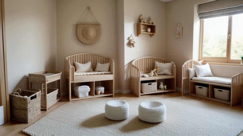 Mains d'enfant utilisant un coupe-pomme adapté sur une planche en bois